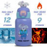 Kinder Thermo Trink Flasche Auslaufsicher 450ml Edelstahl Schule Kindergarten