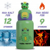 Kinder Thermo Trink Flasche Auslaufsicher 450ml Edelstahl Schule Kindergarten